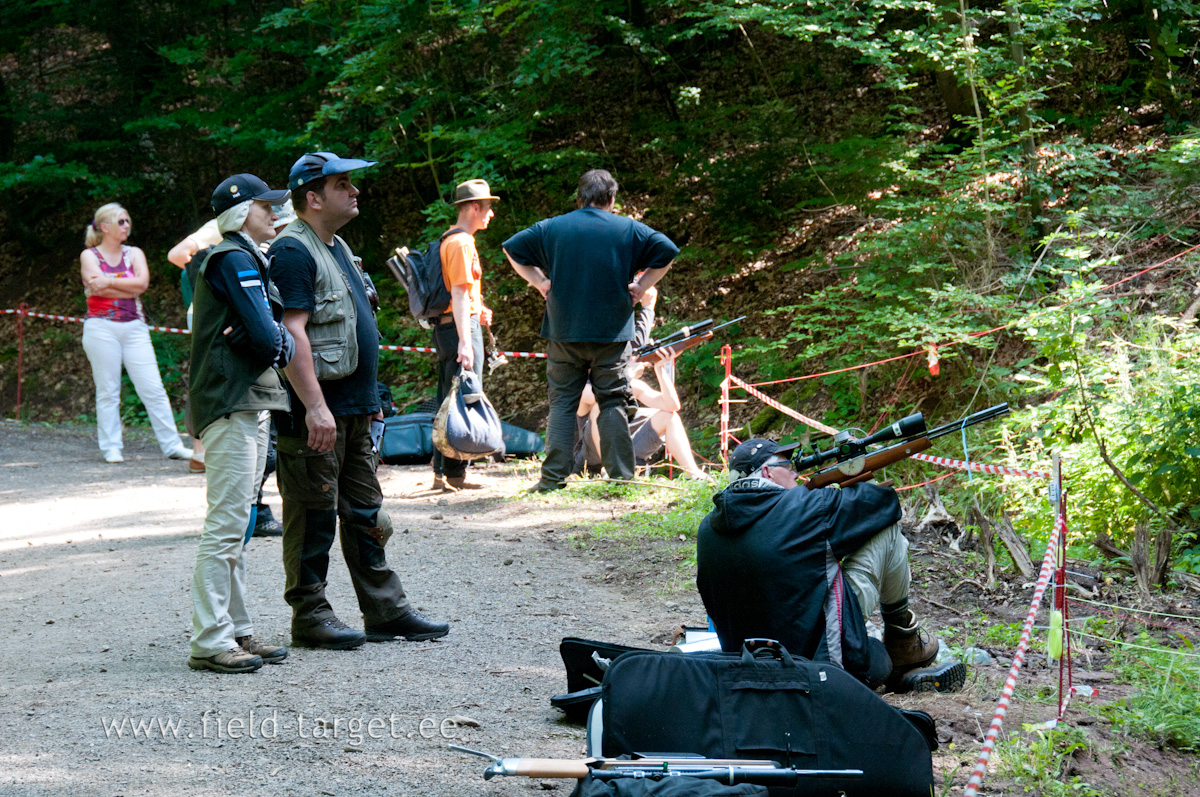 Targets may be placed at higher or lower elevation to the firing line, but must at all times be fully visible from all shooting positions